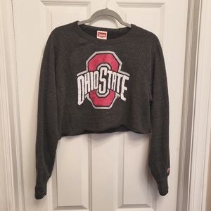 Homage Ohio State M crop sweatshirt